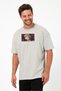 Unisex Oversize Embroidered Demon Slayer Daki Anime Design 100% Cotton T-Shirt