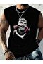 Calle Men's Oversize Crew Neck Sleeveless T-Shirt - Long Cut
