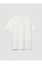Ecru Crew Neck Printed Combed Cotton Men's T-Shirt - 6