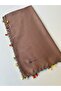 Handcrafted Handwork Amulet Bead Needlework Writing Meshcloth Scarf Yemeni Dowry - 2