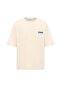 Spring Printed Oversize T-Shirt - Ecru