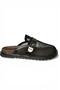 Y250505115 Black Mesh Detailed Women's Slippers - 4