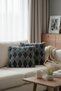 Puffy Cotton Cushion Cover Set of 2 43X43 cm Decorative Cushion with Zipper - 2