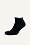 Men's Seamless 5-Piece Cotton Bootie Socks H9306Axns - 2
