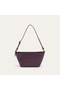 Women's Plum Leather Look Handbag
