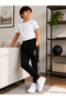 Mişil 24205-26 Boy's Stripe Detailed Jogger Sweatpants Comfortable Fit Elastic Cuff Sports Bottoms - 6