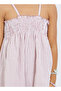 Girls Striped Smocked Wide Leg Jumpsuit - 4