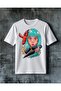 Assassin Turquoise Kiz Printed Oversize T-Shirt