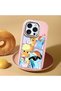 Pink Silicone Case Compatible with iPhone 15 Pro with Shock-Absorbing Camera Protections - 3