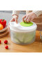 Salad Spinner for Leafy Vegetables, Lettuce Washer & Dryer, Kitchen Greens Drainer Strainer Crisp... - 3
