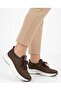 Women's Summer Sneakers High Sole Lace-up Walking Shoes - 2