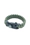 Khaki Paracord Bracelet with Compass M3 - Survival Bracelet - 8