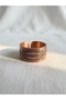 Kelime-I Shahadat Engraved Handcrafted Adjustable Copper Ring - 2