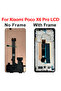 شاشة X6Pro سوداء F-AMOLED AMOLED لهاتف Poco X6 وRedmi Note 13 Pro 5G، قطع غيار بديلة للشاشة الرقمية - 5