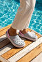 Women's Sabo Sandals Slippers 195 Ice Gray
