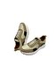 Men's Genuine Leather Beige Inner Leather Lining Eva Sole Casual Shoes with Rubber Laces - 6