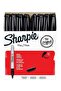 black Sharpie Permanent Marker Fine Point,Fine Point Black Permanent Marker Quick Drying/Waterproof - 6