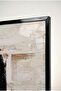 Navy Blue and Tile Geometric Boho 3-Piece Glass Painting Set - Black Metal Framed Home and Office Painting - 4
