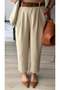 Stone Organic Linen Vest-Pants Set - 8