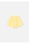 Girl's Draped Shorts Yellow 3907 - 2