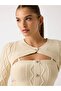 Twin-set cable-knit midi dress - 6