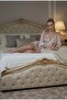 Velvet Lace Robe & Nightgown Set 3-Piece - 3
