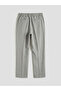 New Season from Güli̇s Gi̇yi̇m Gray Standard Fit Men's Textured Pleated Trousers - 2