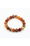 Natural Healing Stone Bracelet |   Yemen Agate (Karnelyan) Natural Stone Bracelet 7-10 mm Evil Eye Stone