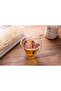 Silk Route - Heart Shaped Double Walled Insulated Glass Coffee Milk Mugs or Tea Cups, 10 oz - Clear
