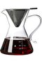 Silk Route - Pour Over Coffee Maker, Elegant Drip Coffee Maker with Reusable Stainless Steel Filter/Dripper