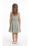 Girls' Dress with Buttons - 4