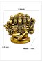 Divine Design Panchmukhi Hanuman ji (2.5 inches) - 2
