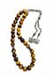 Tiger's Eye Natural Stone Prayer Beads – Ottoman İmame Premium Series - 3