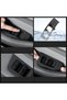Door Buttons Decorative Covering Compatible with Tesla Model Y Juniper Black - 4 Pieces - 3