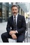 Men's a Quality Patterned Tie and Handkerchief Set - 7