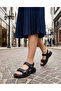 Summer Double Velcro Comfortable Sole Women's Sandals Black