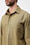 Khaki Boxy Fit Men's Shirt - 5