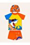 Boys' Dinosaur Patterned Swim Shorts Set – 3 Piece Swimsuit Set 12757 - 2