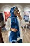 شال سيرينزا ناعم بنقشة مميزة - أزرق - 5
