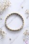 Silver Gold Detailed Stainless Steel Italian Charm Bracelet 18cm - Unisex Italian Bracelet with Charms - 2