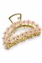 Daisy Flower Detailed Gold Hairpin with Stone for Women - 2