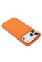 Iris Matte Pure Glass Magsafe Cover Compatible with Urr iPhone 17 Pro Max - Orange - 7