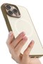 Urr Matte Pure Glass Magsafe Cover Compatible with iPhone 16 Pro Max - Gold - 4