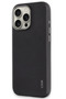 Urr Innovative Leather Magsafe Cover Compatible with iPhone 16 Pro Max - Black - 4