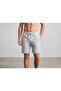 2-Piece Men's Shorts Set Black & Light Gray Comfortable Fit Lace-Up Casual Shorts - 4