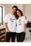 Unisex Oversize T-Shirt Mr Mrs Printed 100% Cotton T-Shirt Comfortable Fit (Products Sold Individually)