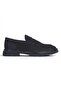 Asil Bey 785 Nubuck Black Leather Men's Classic Shoes