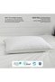 ® Rucklier Gold Cord Pillow 50 cm X 90 cm Lightweight Pillow Gold Line Single Piping Pillow Extra Smooth Soft Breathable Bed Pillow (White) Pack of 1 - 3