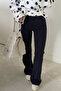 Stripe Stitched Leggings Trousers - 3