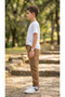 Boys' Elastic Waistband Trousers 8/14 Years - 2
